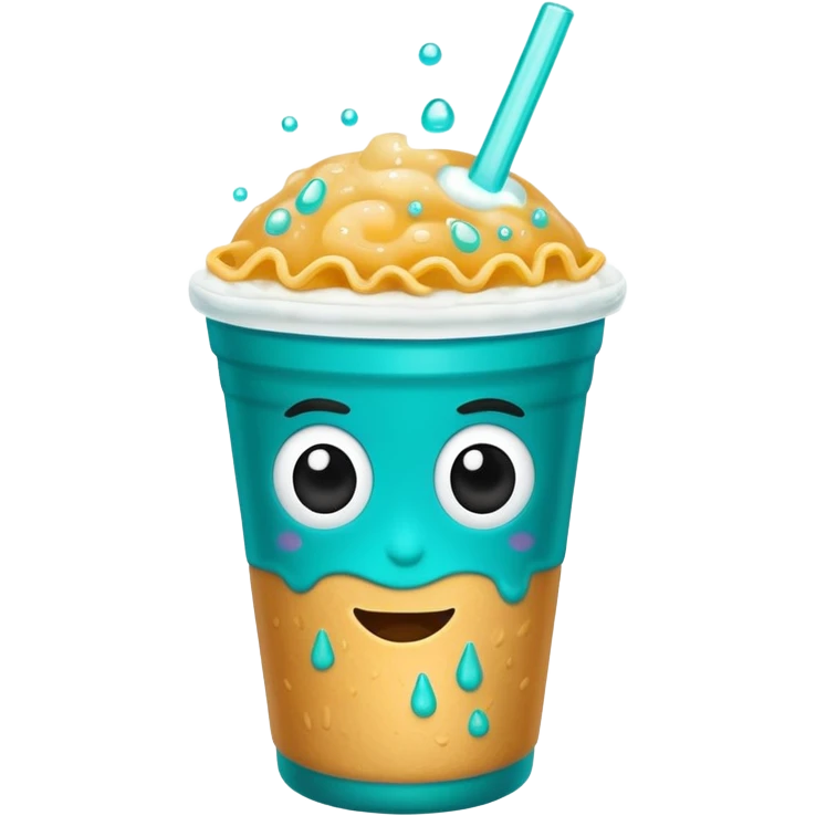 baja blast in a tacobell cup emoji