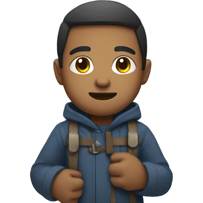 Villager on the train emoji