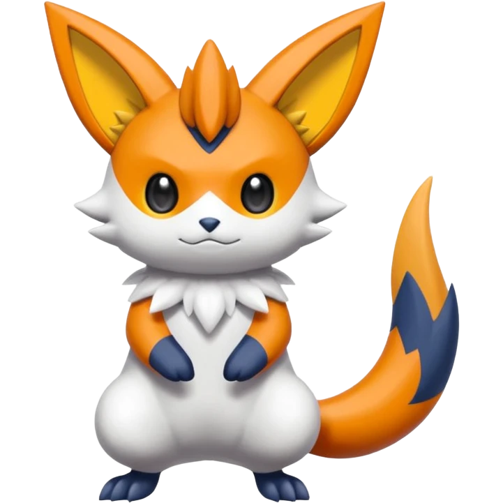 Victini-Meowstic-Raichu-Zangoose-Fakémon-hybrid-creature (full body)  emoji