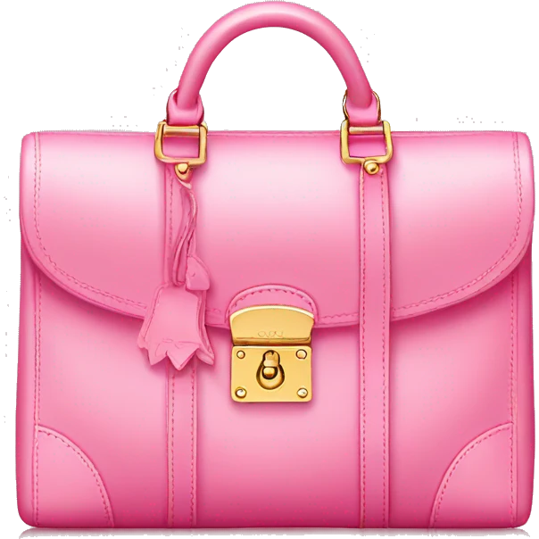 Pink louis vuitton bag emoji