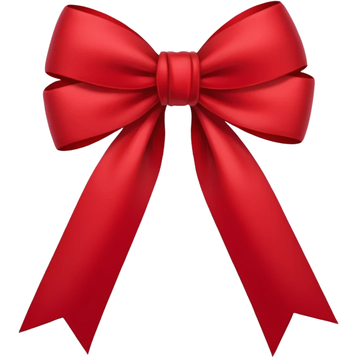 Christmas bows emoji