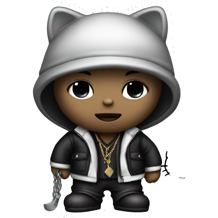 gangster Hello Kitty emoji
