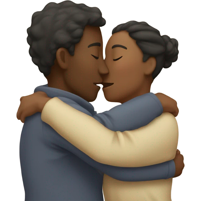 A Couple does kissing emoji