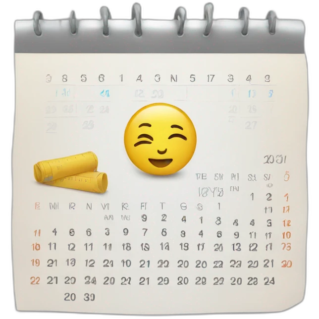 calendar emoji