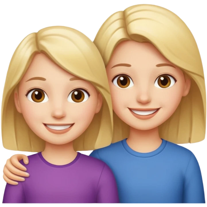 بنت و بنت خالتي emoji