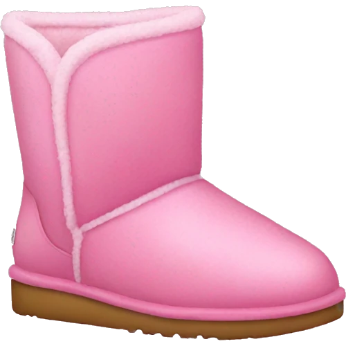 Pink uggs emoji