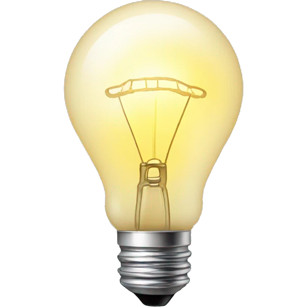 light bulb emoji
