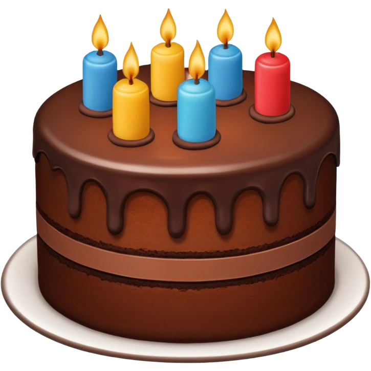 chocolate cake emoji