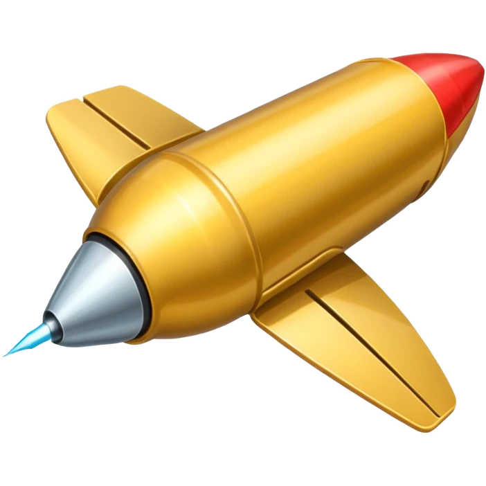 Bullet shooting from a gun emoji