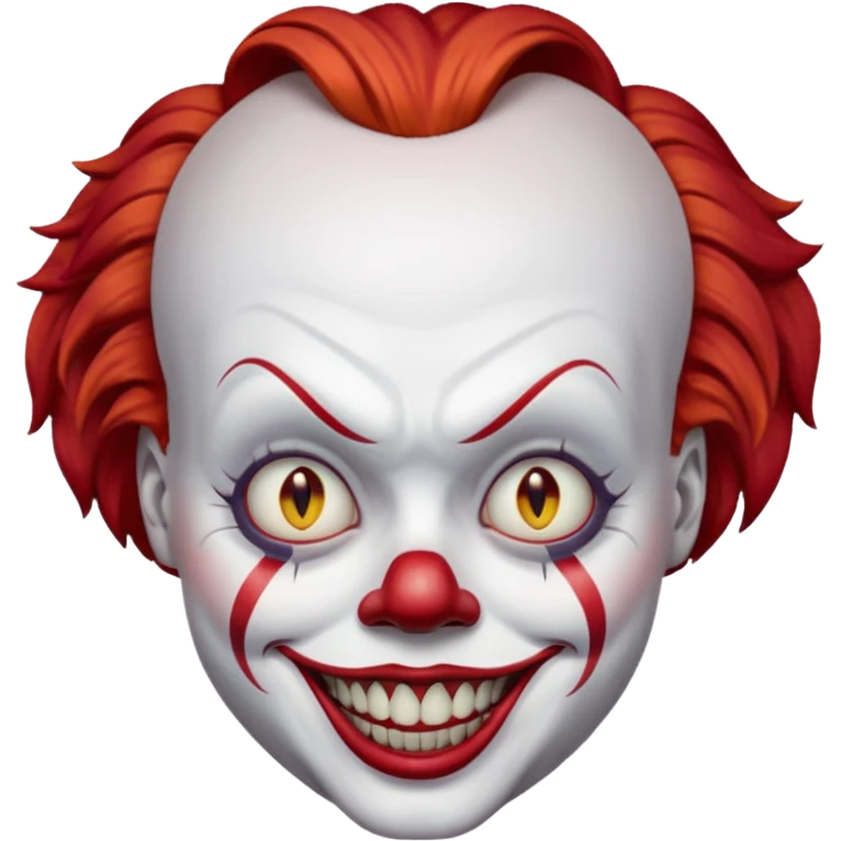 create a pennywise clown emoji