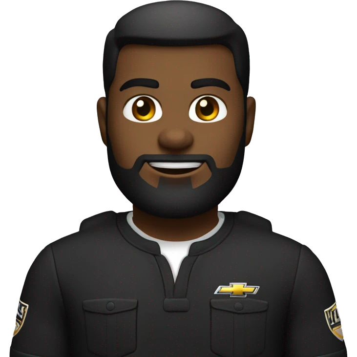 Black 2020 Chevy Tahoe Front view emoji