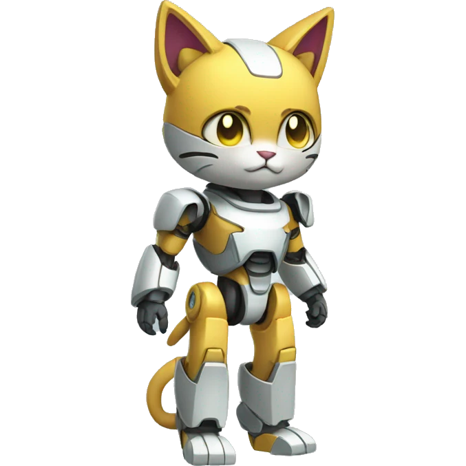 Cat-Medabot full body emoji