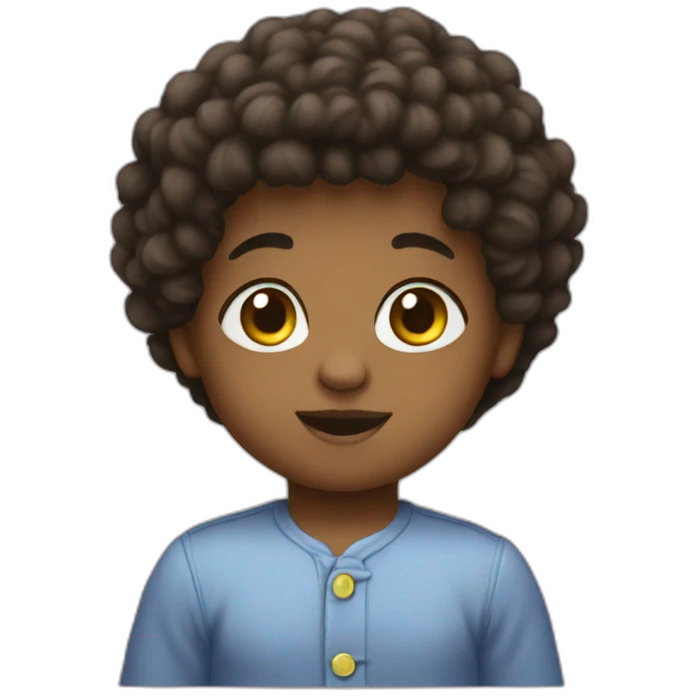 affro-baby emoji