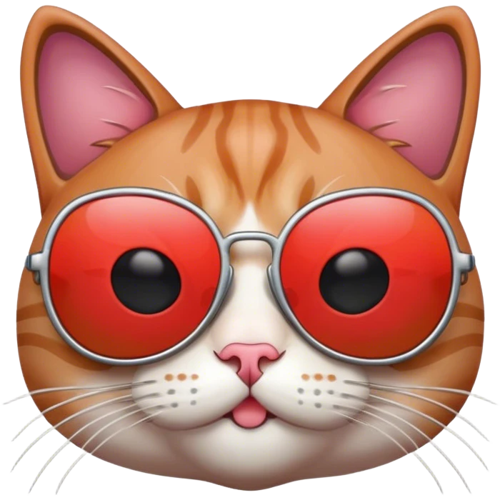 Cat with sunglasses  emoji