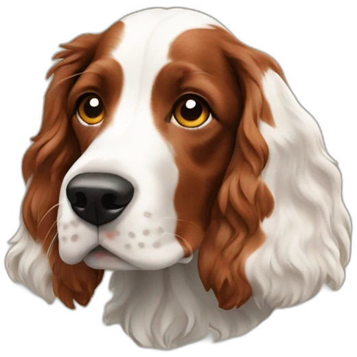 welsh springer spaniel dog emoji