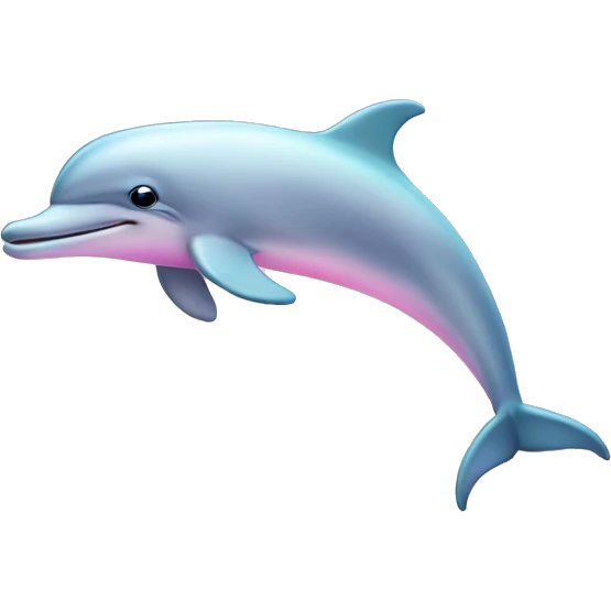Pastel-pink-colors-dolphin emoji