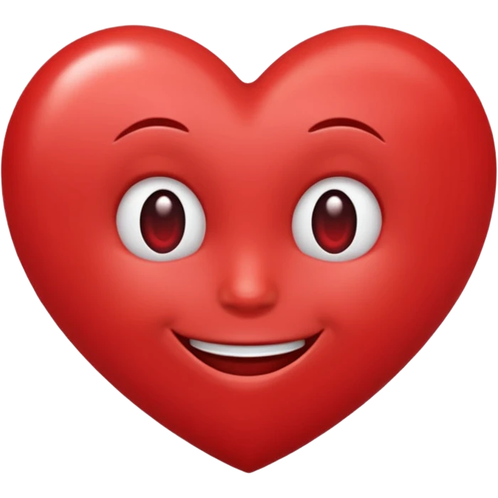 A smiling heart emoji