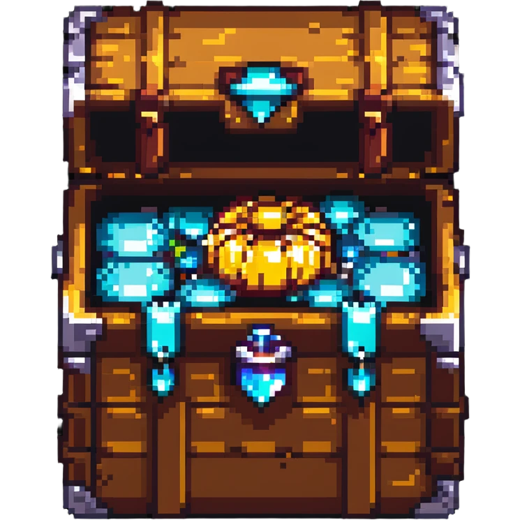 glowing treasure chest emoji