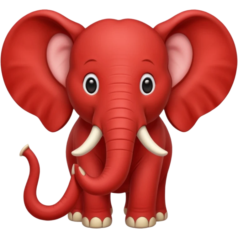 red elephant emoji