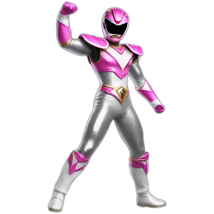 glitter power ranger full body emoji