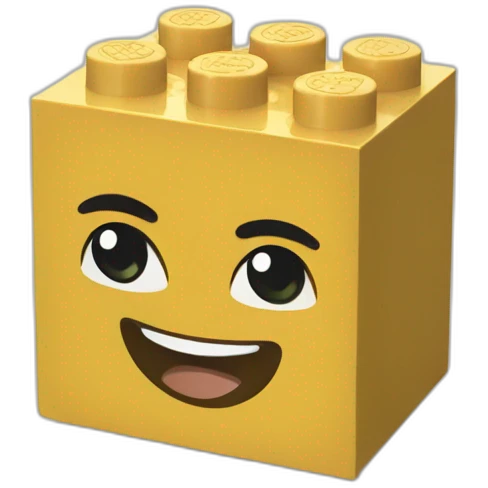 Lego brick emoji