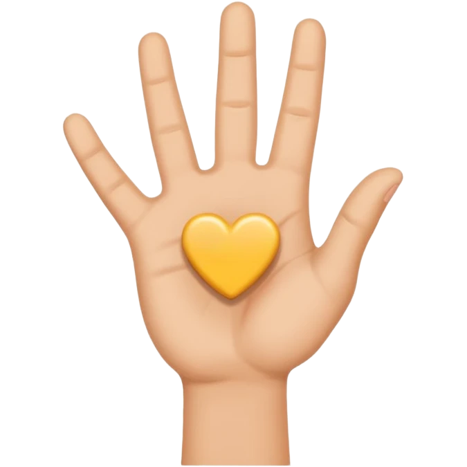 promise sign hand emoji