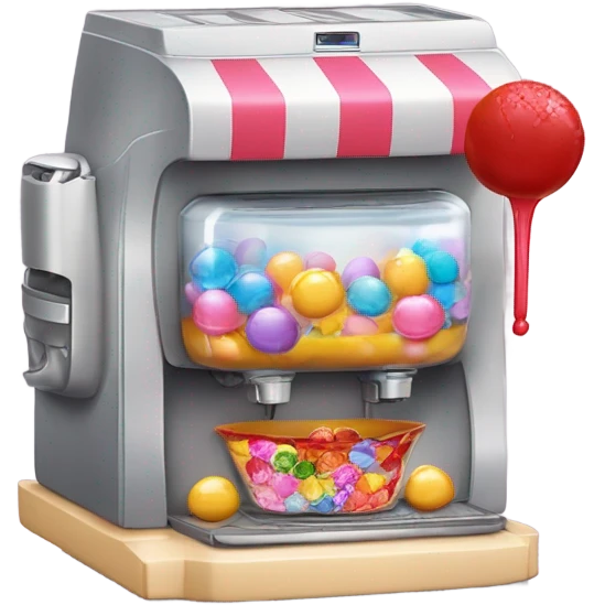 Fait moi une machine a bonbon mais avec des bouteille d’eau à la place  emoji