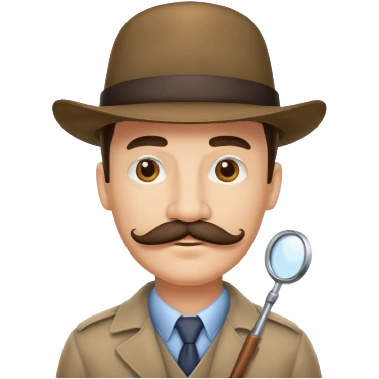 hat and mustache emoji