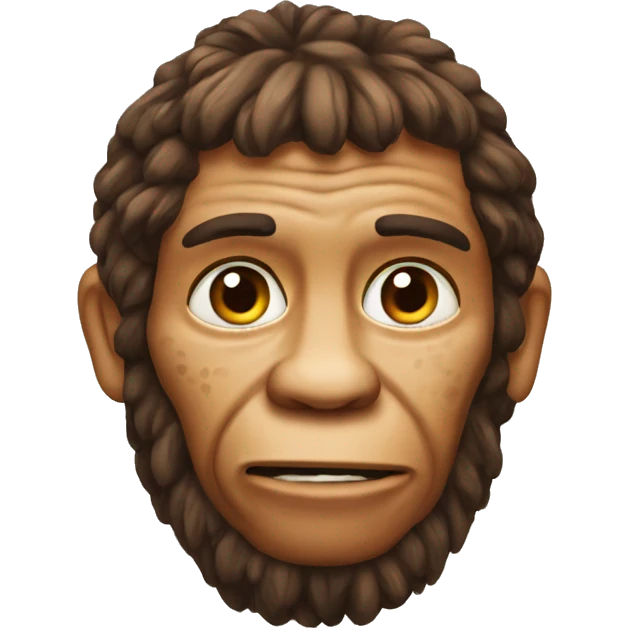 neanderthal funny emoji
