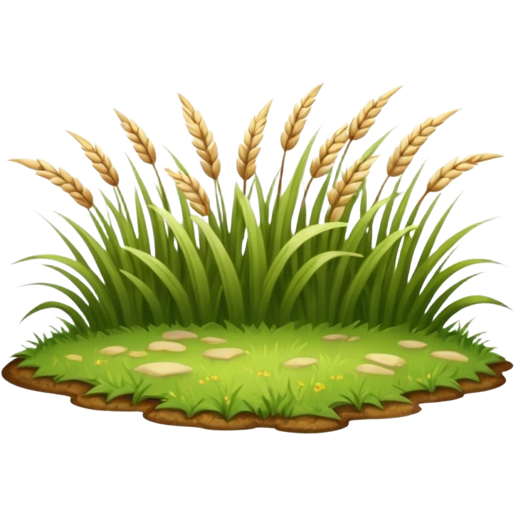 a beige patch of grass emoji