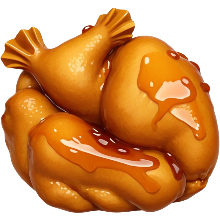 Orange chicken emoji