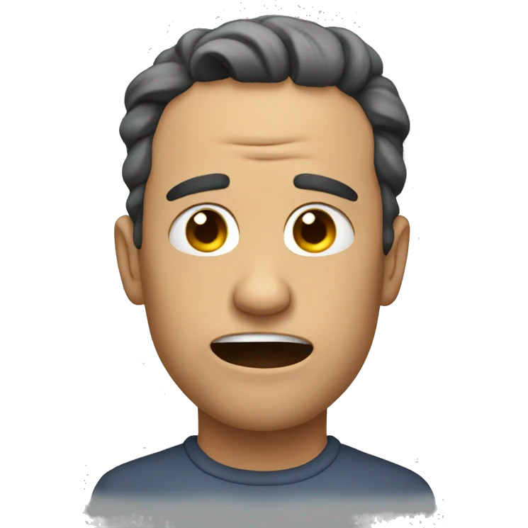 2 crying men emoji
