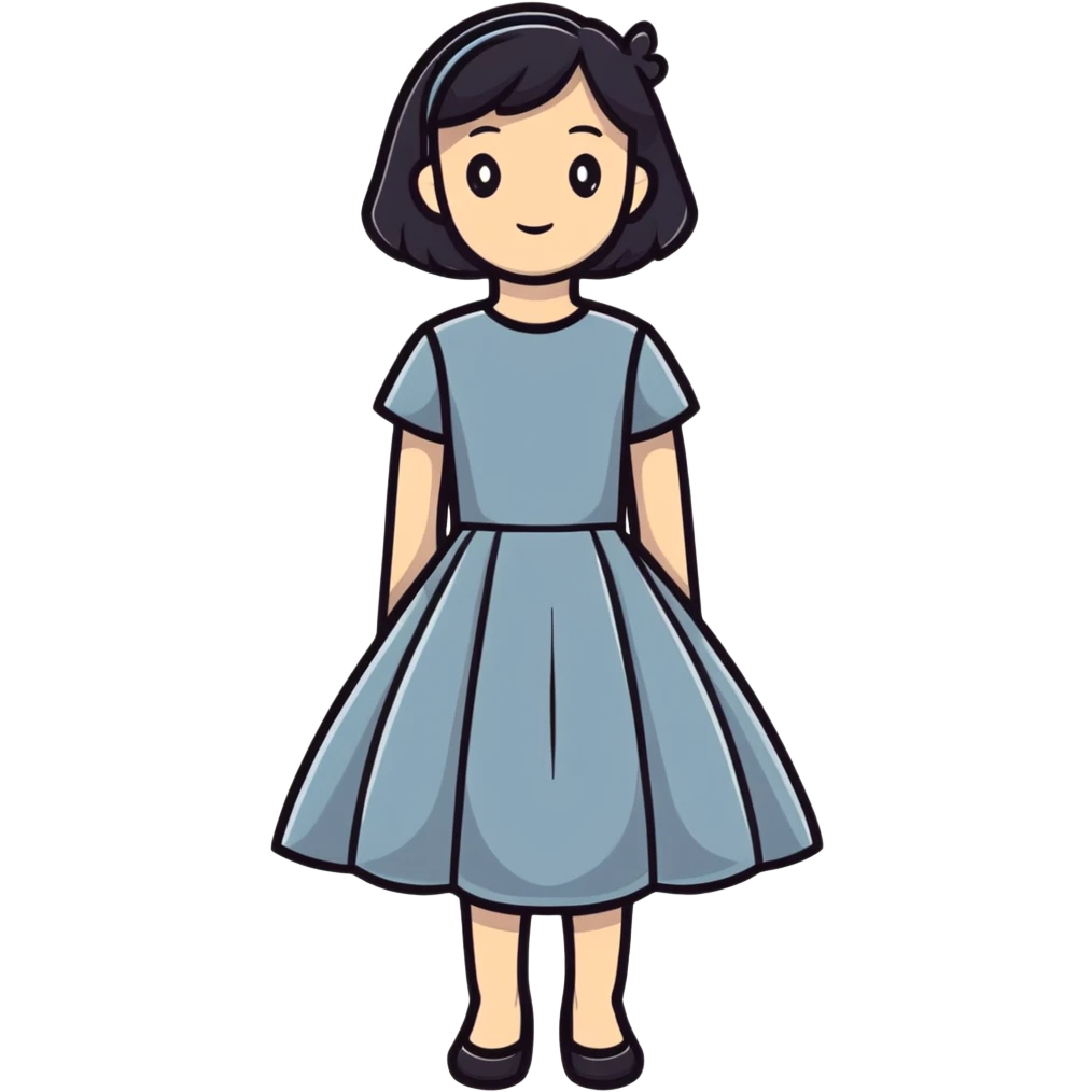 fashionable dress design emoji