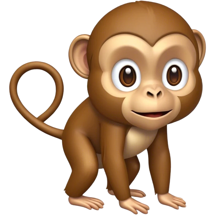 Fat monkey emoji