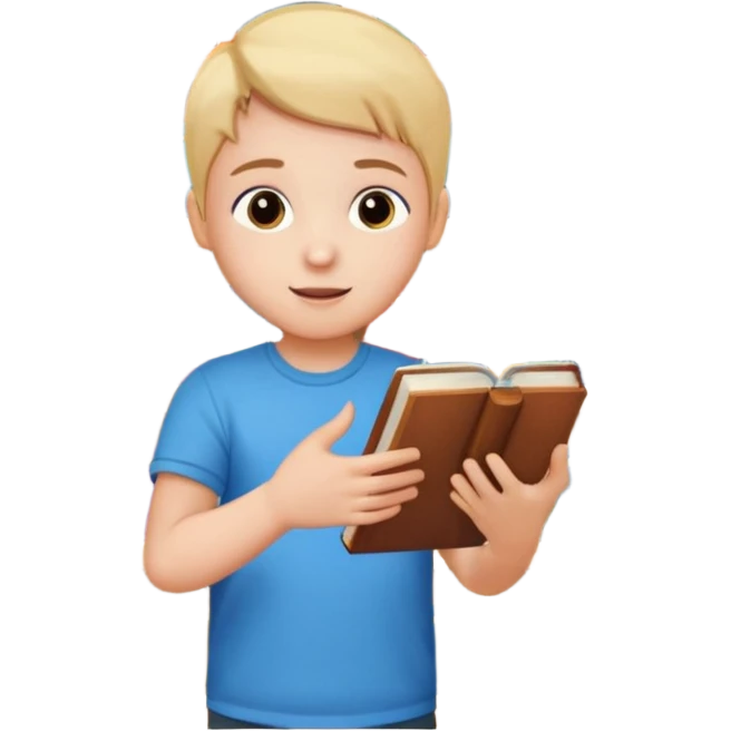 enfant range livre emoji