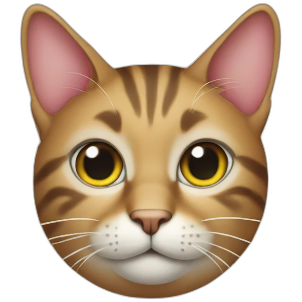 Cat apple emoji