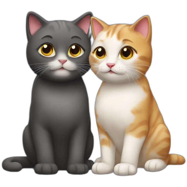 cats in love emoji
