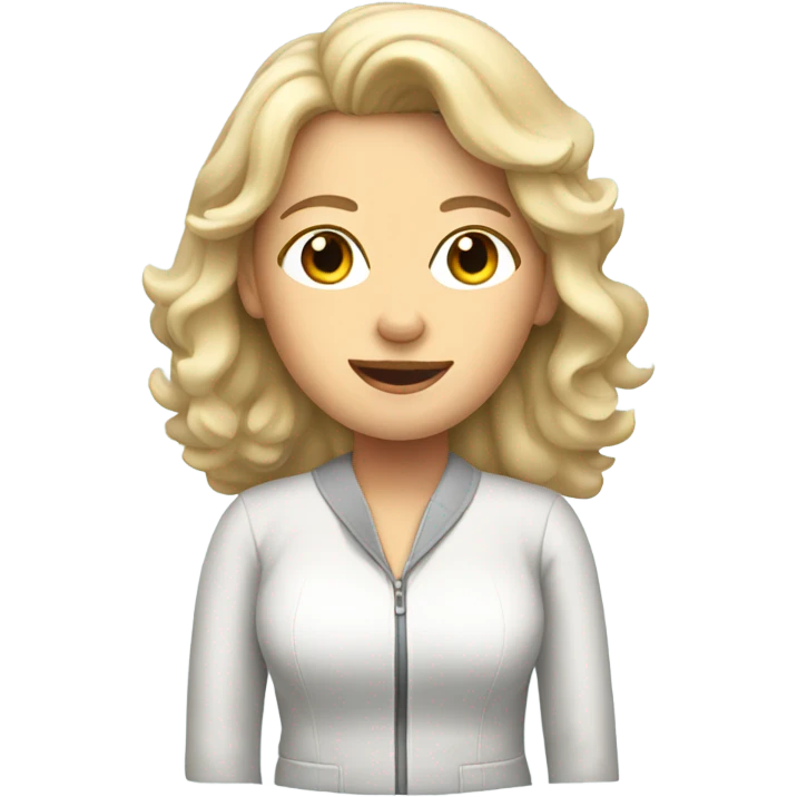 white lady on airplane emoji