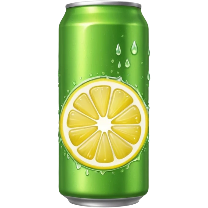 energy drink green tea and lemon emoji