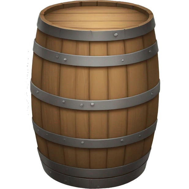 Wooden barrel  emoji