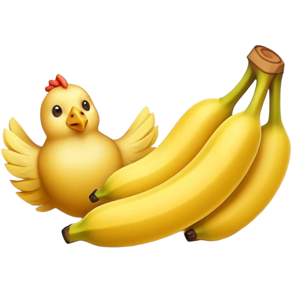 Chicken banana emoji
