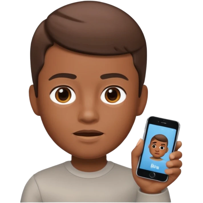 Make me a boy memoji with braun skin color Make me a boy memoji with braun skin color emoji