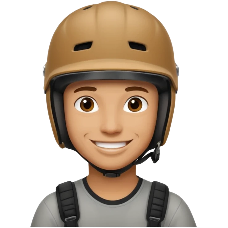 BMX rider man with helmets emoji