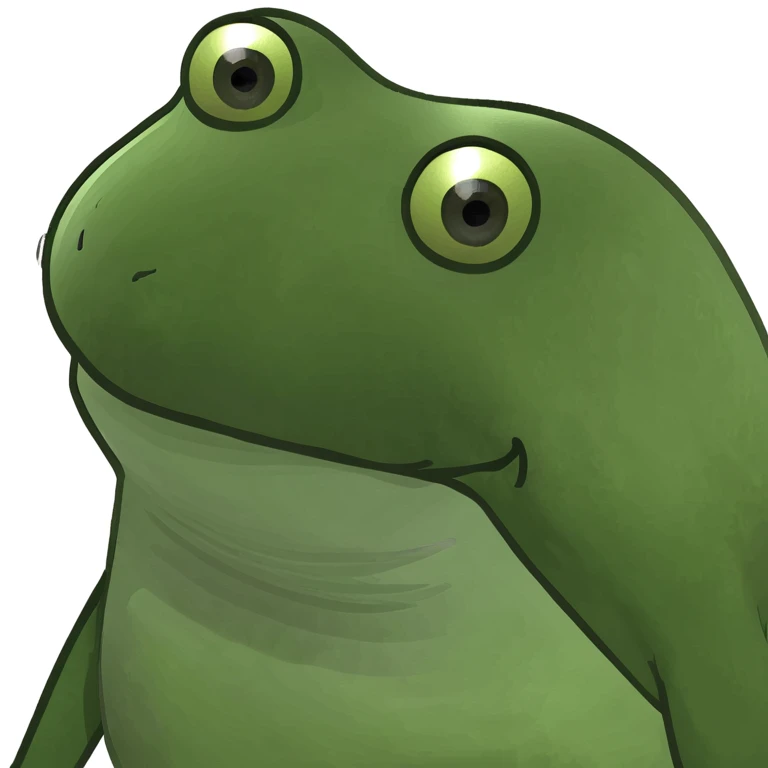 bufo frog camping in a tent under the stars, roasting marshmallows emoji