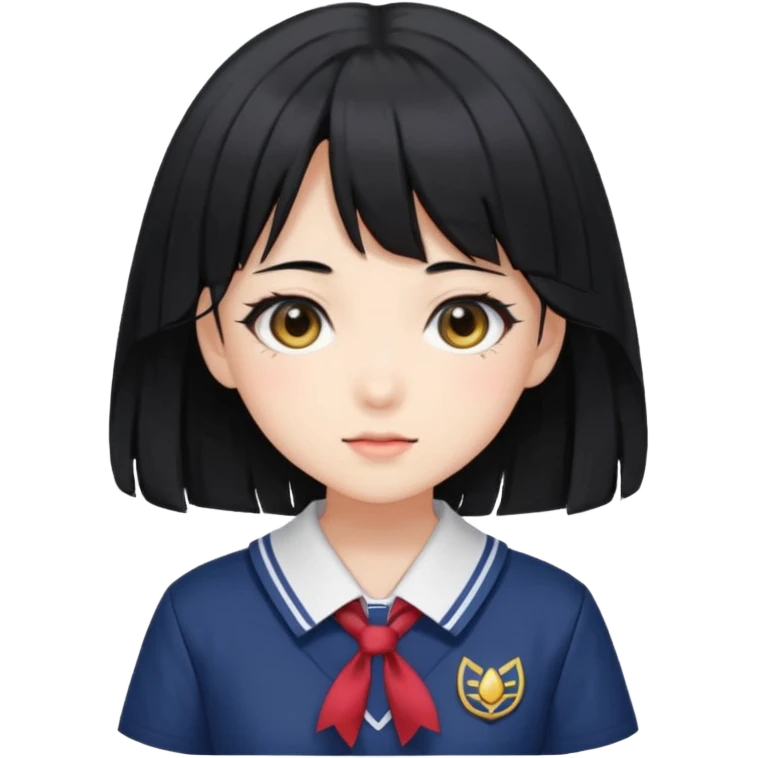 Anime girl named lili chan  with Seifuku emoji