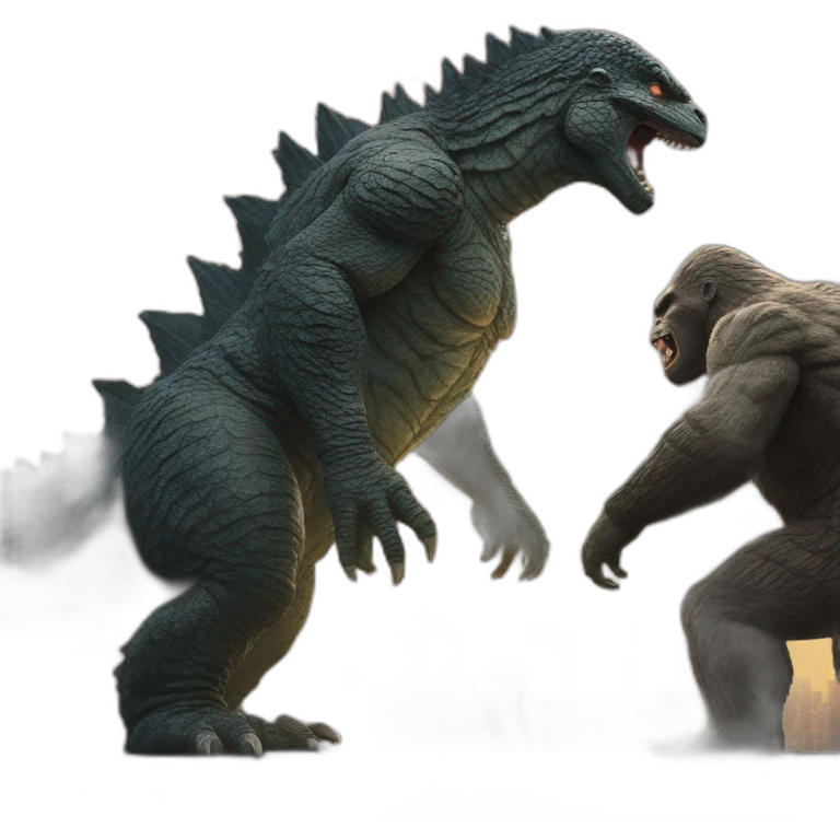 Godzilla vs Kong emoji