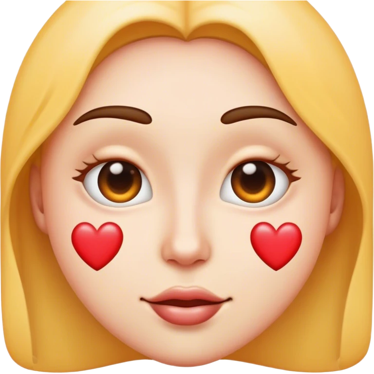 emoji face hearts instead eyes emoji