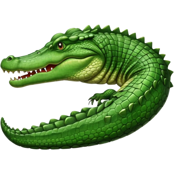 crocodile side view emoji