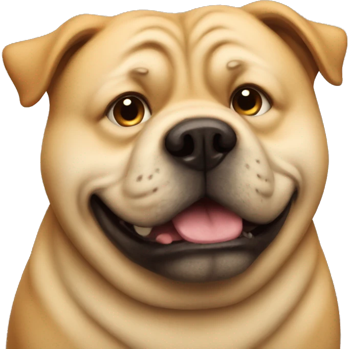 Fat dog emoji