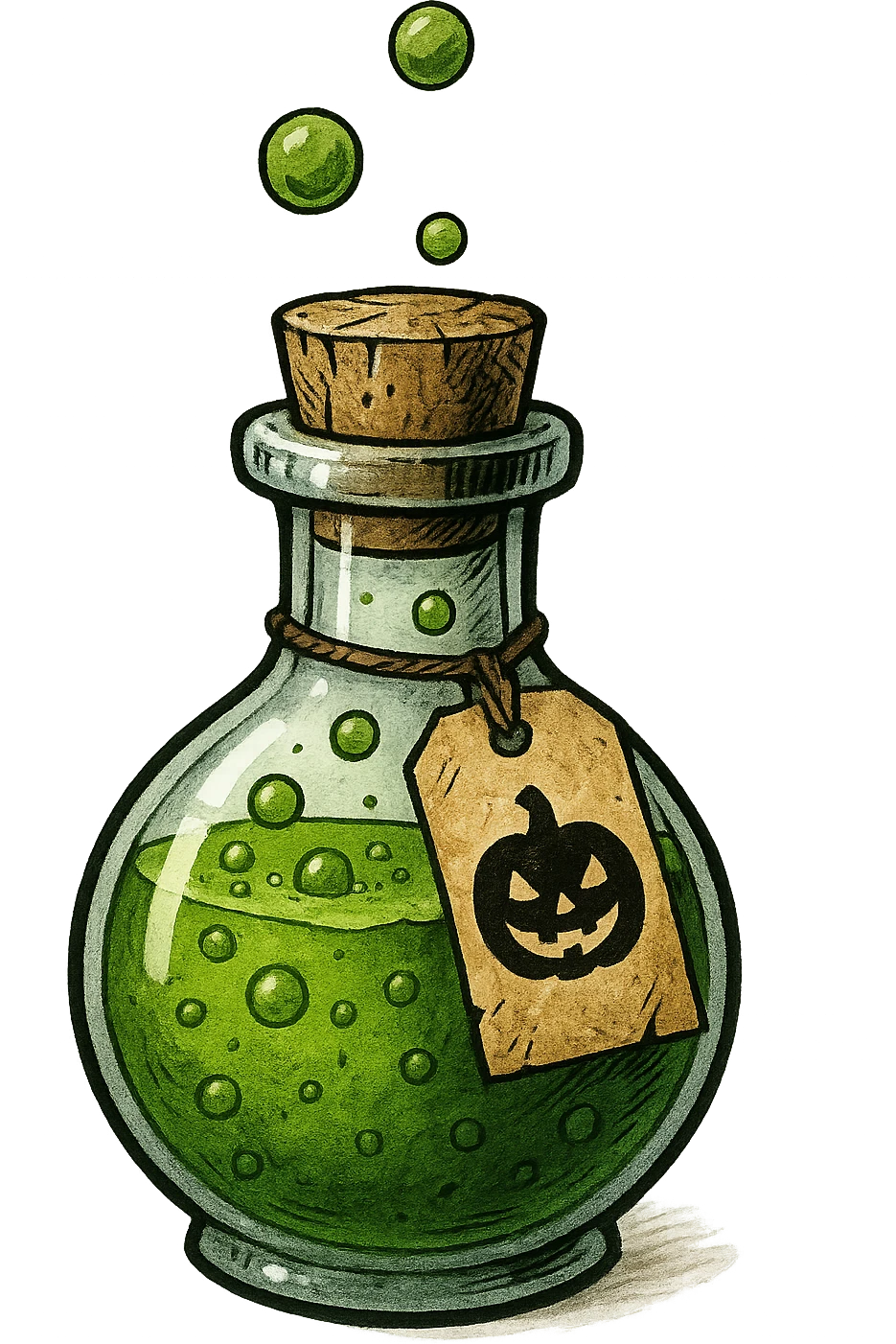 Halloween potion, remove background emoji